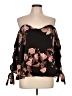 Fab'rik Black 3/4 Sleeve Blouse Size L - photo 1