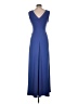 Sangria Blue Cocktail Dress Size 10 Petite - photo 2