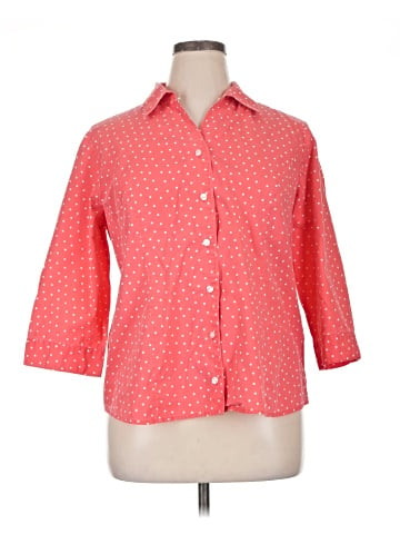 Christopher & Banks 3/4 Sleeve Button-Down Shirt (view 1)
