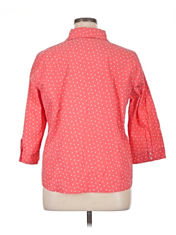 Christopher & Banks 3/4 Sleeve Button-Down Shirt (view 2)