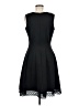Donna Ricco Solid Black Cocktail Dress Size 12 - photo 2