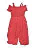 Iz Byer Polka Dots Red Romper Size 12 - photo 2