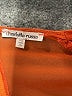 Charlotte Russe 100% Polyester Solid Orange Romper Size XS - photo 4