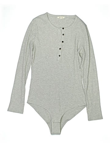 Madewell Demo Henley Bodysuit (view 1)