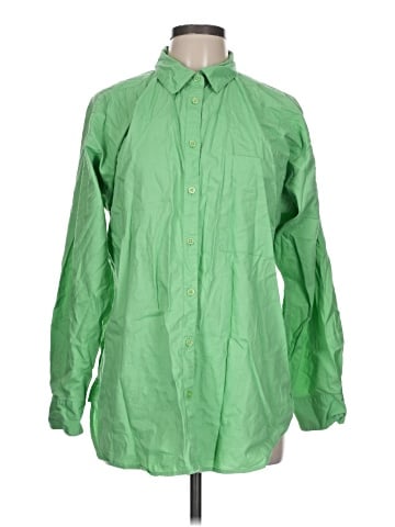 Ann Taylor LOFT Long Sleeve Button-Down Shirt (view 1)