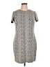 Calvin Klein Tweed Gray Casual Dress Size 14 - photo 1