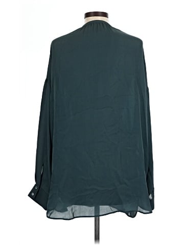 Vince. Long Sleeve Silk Top (view 2)
