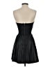Parker 100% Leather Black Cocktail Dress Size S - photo 2