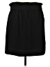 Express 100% Polyester Solid Black Casual Skirt Size L - photo 2