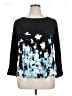 Elle Black 3/4 Sleeve Blouse Size XL - photo 1