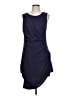 BCBGMAXAZRIA Solid Blue Cocktail Dress Size 12 - photo 1