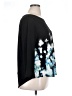 Elle Black 3/4 Sleeve Blouse Size XL - photo 4