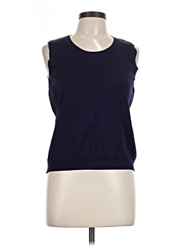 August Silk Sleeveless T-Shirt (view 1)