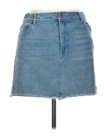 POPSUGAR Denim Skirt (view 1)