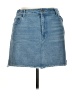 POPSUGAR 100% Cotton Blue Denim Skirt Size 16 - photo 1