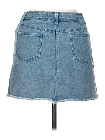 POPSUGAR Denim Skirt (view 2)