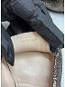 Prada 100% Leather Silver Cracked Leather Flats Size EU 37 - photo 4