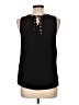 Elle 100% Rayon Black Tank Top Size L - photo 2