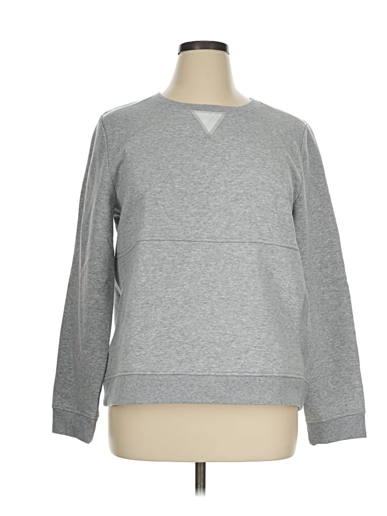 T By Talbots Sweatshirt In Gray