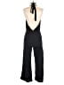 Kirra 100% Rayon Solid Black Jumpsuit Size S - photo 2