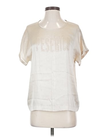 Peserico Short Sleeve Silk Top (view 1)