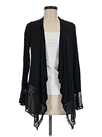 August Silk Cardigan (view 1)