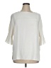 Bar III 100% Polyester Ivory 3/4 Sleeve Blouse Size 1X - photo 1