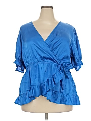 Simply Be Short Sleeve Blouse (view 1)