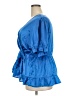 Simply Be Blue Short Sleeve Blouse Size 22 - photo 5