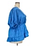 Simply Be Blue Short Sleeve Blouse Size 22 - photo 4