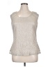 R&M Richards Silver Sleeveless Top Size 14 - photo 1