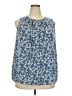 Fun2Fun Blue Sleeveless Blouse Size 2X - photo 1