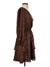 Dex Floral Brown Casual Dress Size XS - photo 4