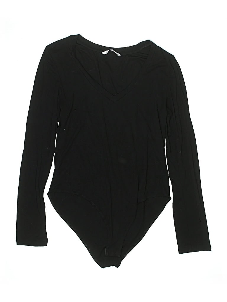 Pre-owned Mangopop Collection Bodysuit In Black