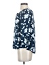 Fred David 100% Rayon Blue 3/4 Sleeve Blouse Size S - photo 5