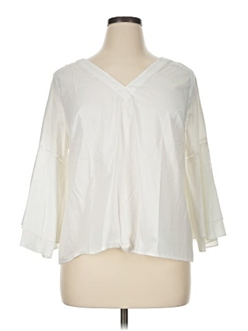 Lane Bryant 3/4 Sleeve Blouse (view 1)