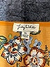 Lily White Orange 3/4 Sleeve Blouse Size XL - photo 7