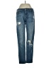 DL1961 Hearts Blue Jeans Size 25 waist - photo 1