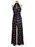 Julia Jordan 100% Polyester Blue Black Jumpsuit Size 6 - photo 2