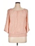 Perseption Concept Pink 3/4 Sleeve Blouse Size XL - photo 1