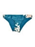 Roxy Graphic Teal Swimsuit Bottoms Size XS - photo 1