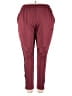 Adidas 100% Polyester Burgundy Track Pants Size XXL - photo 1