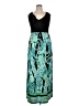 Torrid Paisley Teal Casual Dress Size 1X Plus (1) - photo 1