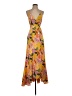 Hutch 100% Polyester Paisley Orange Casual Dress Size XS - photo 1