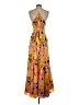 Hutch 100% Polyester Paisley Orange Casual Dress Size XS - photo 2