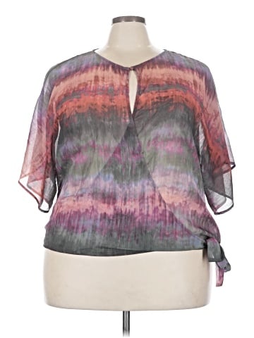 Democracy Short Sleeve Blouse (view 1)