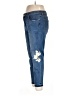 Maurices Floral Blue Jeans Size 15 - 16 - photo 5