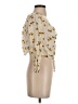 Jolt 100% Rayon Gold 3/4 Sleeve Blouse Size S - photo 4