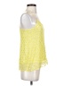 Ella Moss Yellow Sleeveless Silk Top Size XS - photo 4