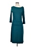 Talbots Solid Teal Casual Dress Size S - photo 1
